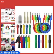 30 Pcs Banana Plug Test Leads Kit 4mm Stackable Multimeter Probes Alligator