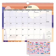 Calendar 2025-2026, Wall Calendar from July. 2025 - Dec. 2026, 18 Months Large
