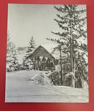 Vintage Hallmark Christmas Card - Greetings & Best Wishes # 5