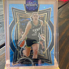 Panini 2025 Select WNBA Bridget Carleton #84 Concourse Light Blue Disco /125