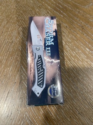 Storm Chaser III Frost Cutlery 15-976S Matte Blade Pocket Knife