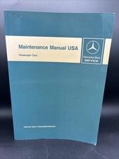 Mercedes-Benz Maintenance Manual USA Passenger Cars Vol 2 1981-1985
