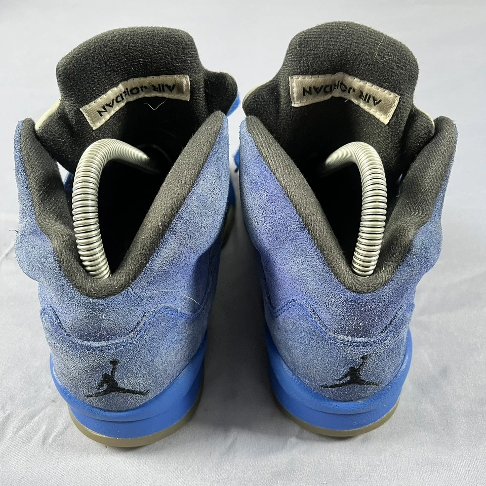 Tenis de baloncesto Nike Air Jordan Retro 5 azul real para niños talla 4 Y 440888-401 Foto 4 de 4