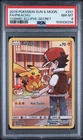 2019 POKEMON SUN & MOON COSMIC ECLIPSE SECRET #241 FULL ART/PIKACHU PSA 8
