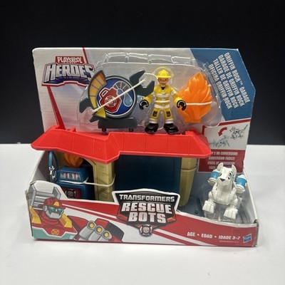 Playskool Heroes Transformers Rescue Bots Griffin Rock Garage Play Set New Mib