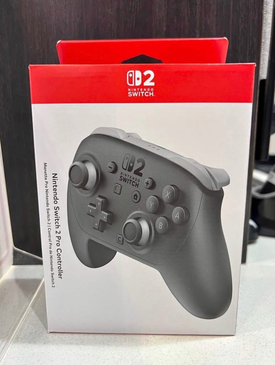 Nintendo Switch 2 Pro Controller Wireless 3.5mm Jack Black 123674