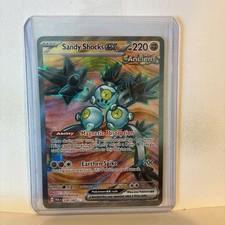 sandy shocks pokemon card value - Shock ex 228/182 - Paradox Rift - Full Art - Ultra Rare holofoil pattern or surface detail) Sandy-shocks Card Prices & Value