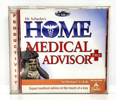 DR. SCHUELER'S HOME MEDICAL ADVISOR PRO CD-ROM (1998) SOFTKEY ~ WINDOWS 3.1/95