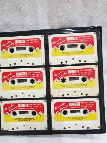 King James Version Of The Dramatized New Testament (12 Audio Cassettes, 1989) - Picture 7 of 7