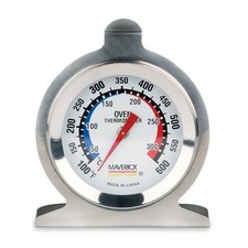 Maverick Housewares Redi-Chek Oven Thermometer, Silver