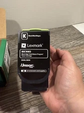 80C1HK0 Genuine Lexmark High Yield Black Toner Cartridge  CK420 CK520  Unison