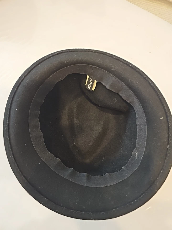 Sombrero cubo Fedora negro - Apt.9 100 % lana  Foto 3 de 4