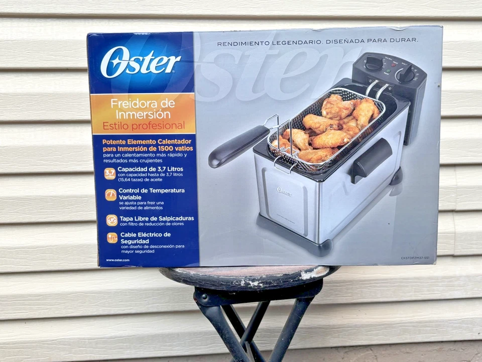 Freidora Oster Immersion nueva (RECOGIDA LOCAL DISPONIBLE) Foto 3 de 4