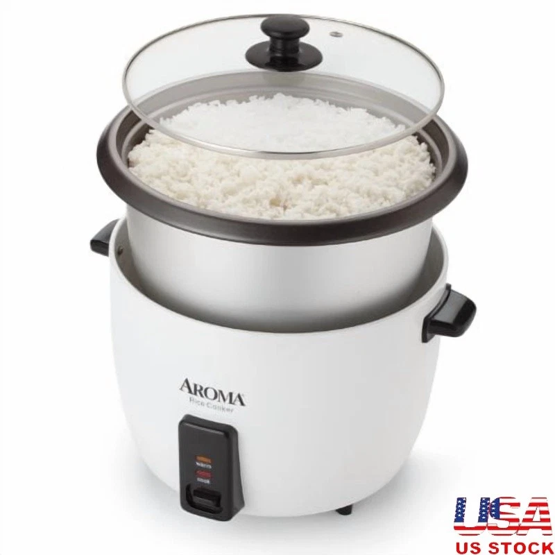 32 Cup Rice Cooker Automatic Keep Warm Nonstick Easy Cleanup Measuring Cup New