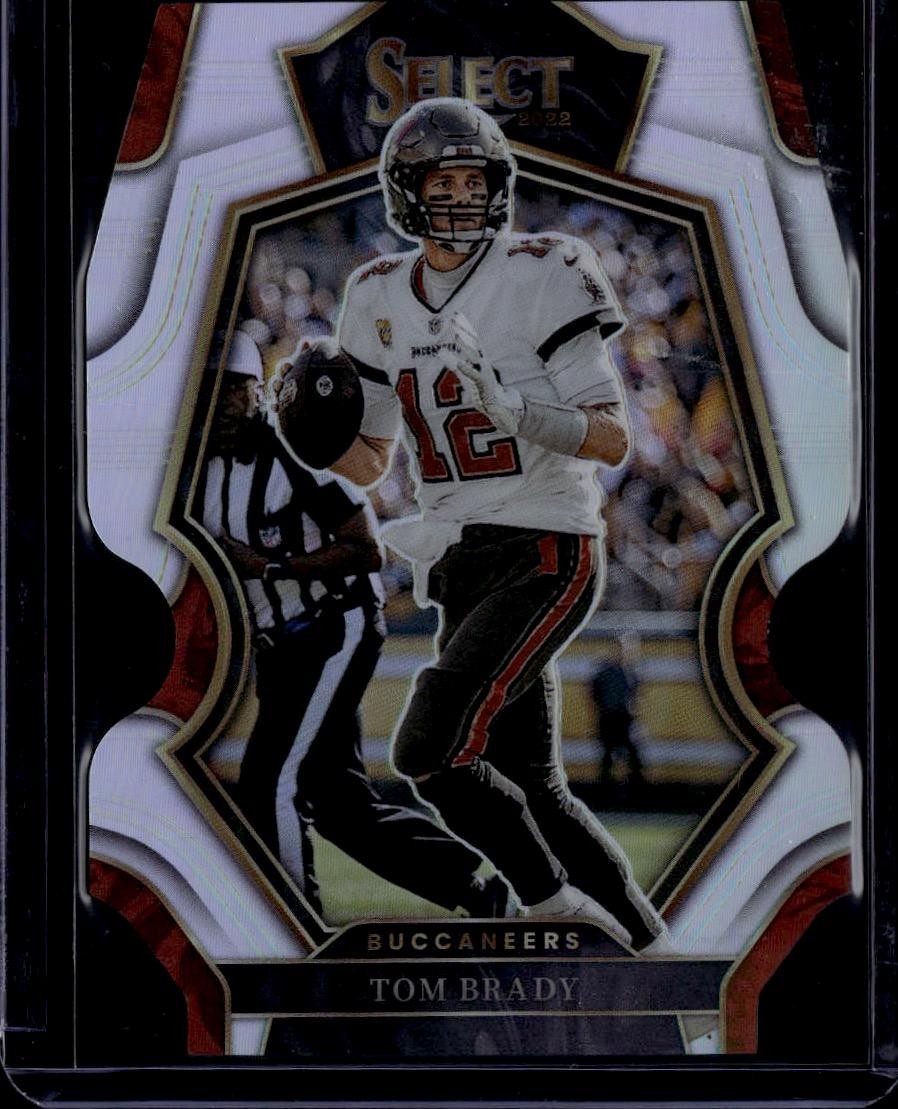 2022 Panini Select #192 Tom Brady Silver Prizm Die Cut
