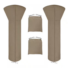 89 In. H X 33 In. D X 19 In. B Patio Heater Cover W/Zipper Storage Bag Waterpr