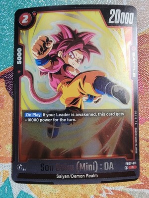 FB07-011 Son Goku (Mini):DA (R) Dragon Ball Super Fusion World Wish For Shenron