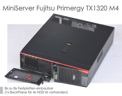 SERVER FUJITSU PRIMERGY TX1320 M4 MAINBOARD S26361-D3673-A11 REDUNDANT BAREBONE