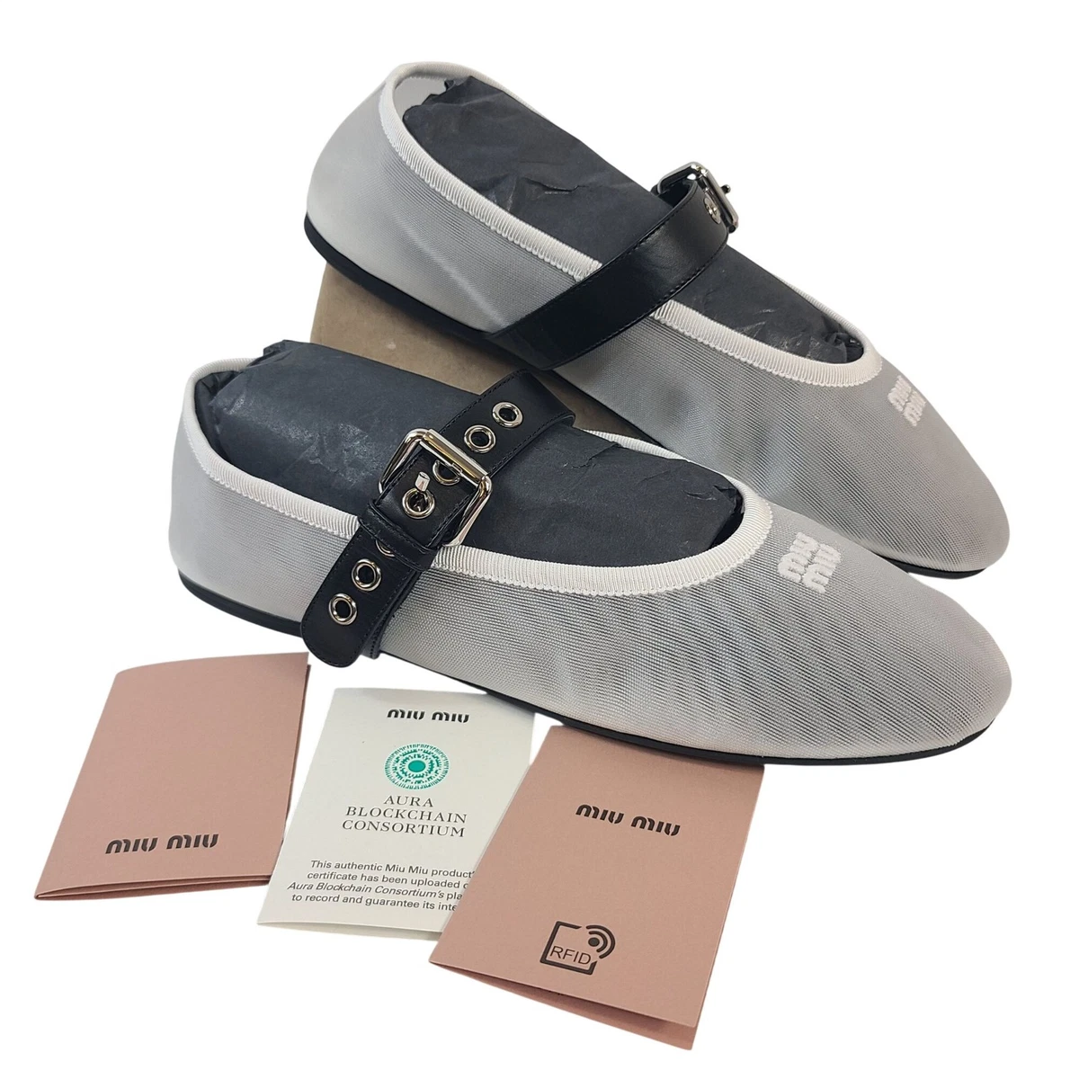 25+ Miu Miu Leather Ballet Flats for Women for sale | Updated Oct 2026