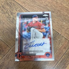 Topps Chrome Update Andrew Walters Rookie Autograph Baseball 2025 #RA-AW