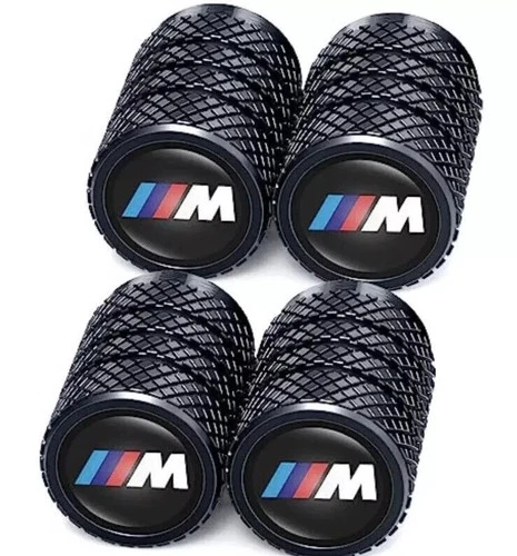 Dust Caps Tyre Valve Caps for BMW M Sport Black 1 2 3, 4 5 6 Series UK - Picture 1 of 5