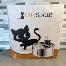 KittySpout 4L Stainless Steel Cat Water Fountain Motion Sensor