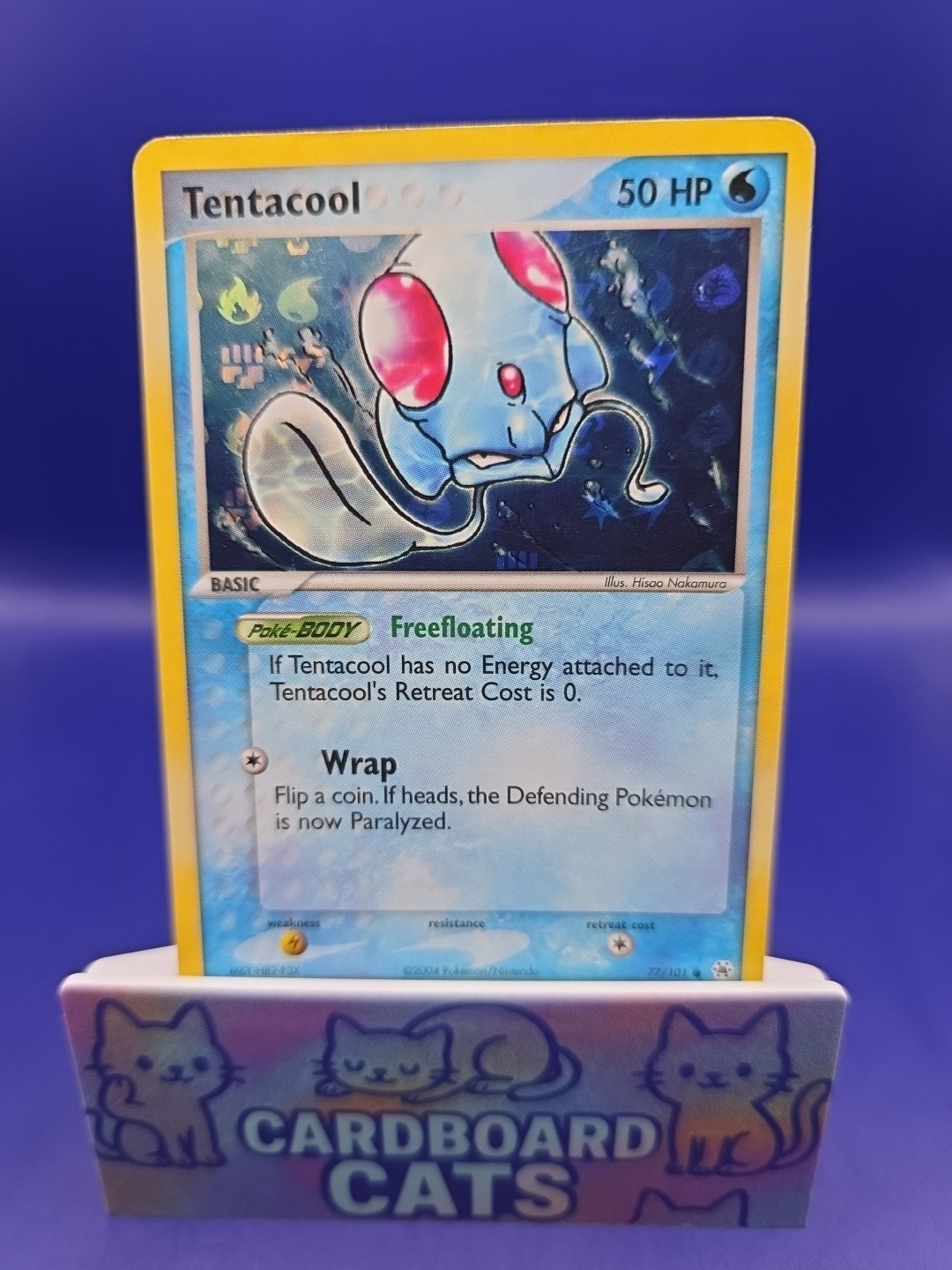 Tentacool 77/101 EX Hidden Legends Pokemon Card Reverse Holo Foil Rare