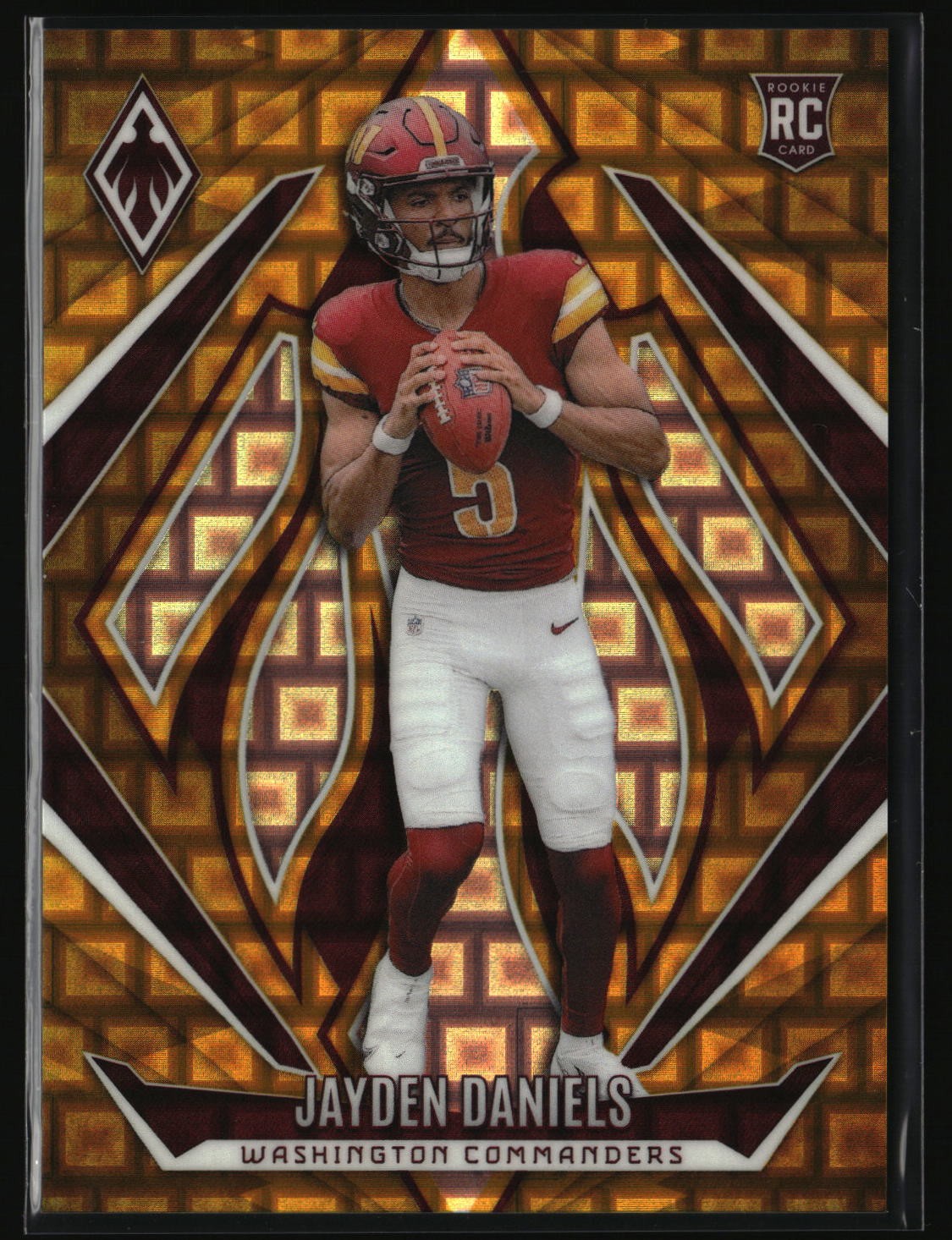 Jayden Daniels 2024 Panini Phoenix Gold Pandora #198 #/10