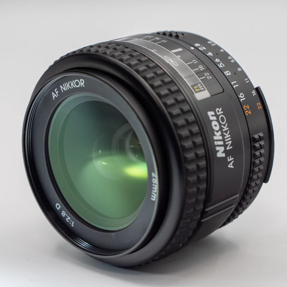 [全新带盒]尼康 AF 尼克尔 28 毫米 f/2.8 D 广角镜头日本制造 — 第 3/4 张图片
