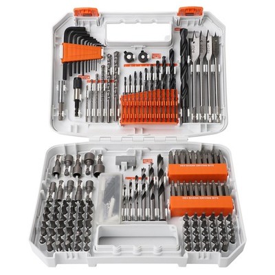 200Pcs Drill Bit Set & Screwdriver Bit Set - HSS/CR-V 1/4'' Multi-Purpose Bits...