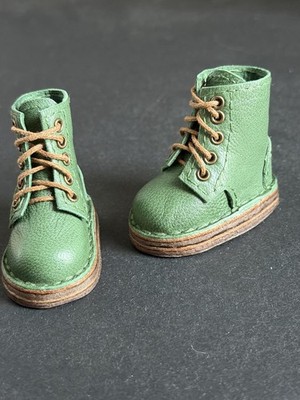 Puppen Schuhe 5,5 X3 Cm Paola Reina NEU Handwerk Echt Leder