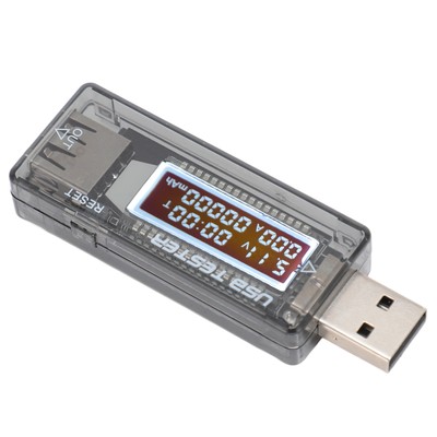 Kws V21 USB-Voltmeter Amperemeter Lasttester 4-30V 0-3A 0 Bis 99999 MAh USB Kit