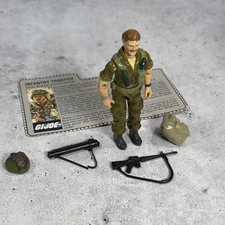 Vintage GI Joe Footloose Action Figure Complete w File Card 1985 Hasbro