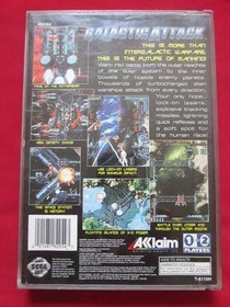 Galactic Attack (Sega Saturn, 1995) CIB Complete Tested & Working