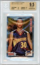 2009-10 Panini Stickers #263 Stephen Curry Rookie RC BGS 9.5