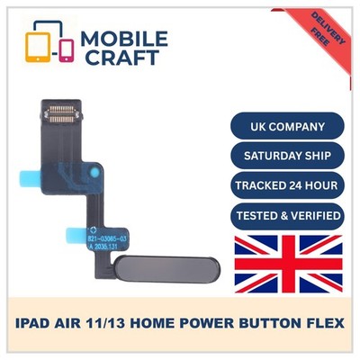 Für iPad Air 11 2024 / Air 13 2024 Power Home Button Flex Kabel Grau Ersatz