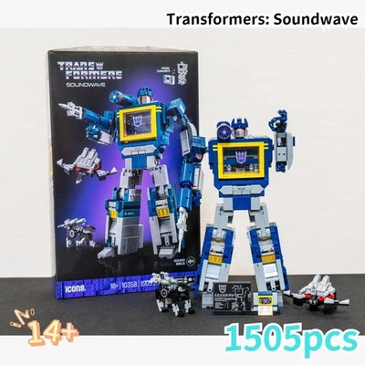 Transformatoren: Soundwave (10358) 1505 Teile Bausteine hochwertiger ABS Bausatz