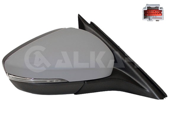 Alkar AußEnspiegel Rechts Elektrisch Mit Blinklicht Beheizbar FüR Ford Focus IV-image