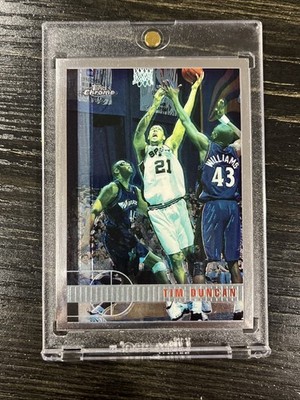 1997-98 Topps Chrome - Tim Duncan #115 (RC) Rookie San Antonio Spurs MVP