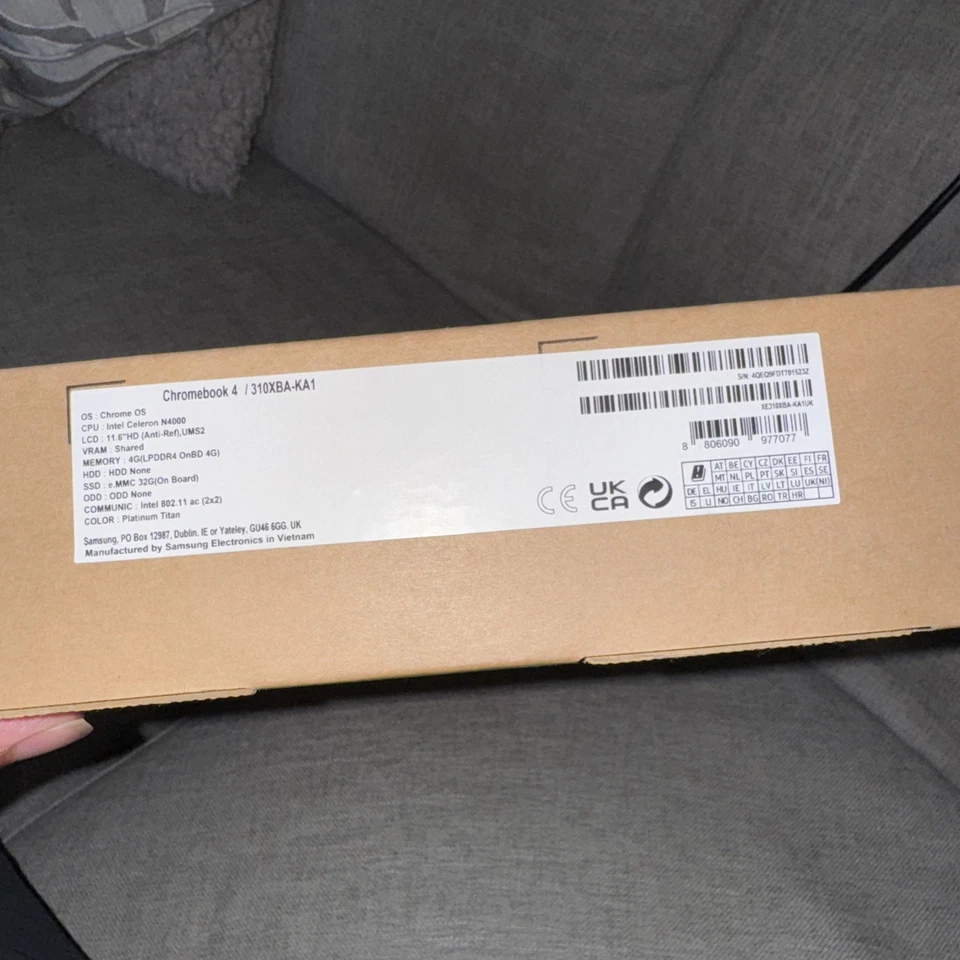 Samsung Chromebook 4 310XBA-KA1 11.6"HD Notebook Brand New Unopened  - Image 3 of 3