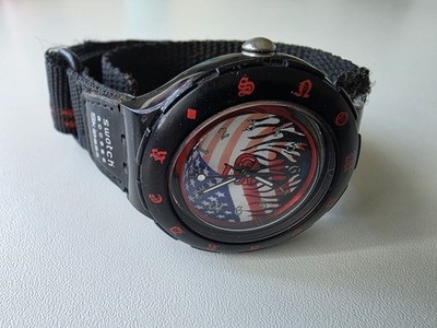 Swatch Access PALMER SHB100 Scuba 200 Armbanduhr schwarz
