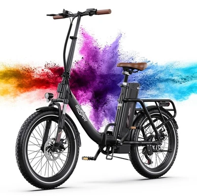 Faltbares E-Bike ONESPORT OT16-2 Pendler 48V 250W 20 Zoll E-bike für Erwachsene