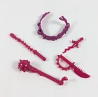 TMNT Action Figures Vintage PURPLE BELT SLASH ACCESSORIES SET VG Condition 1990