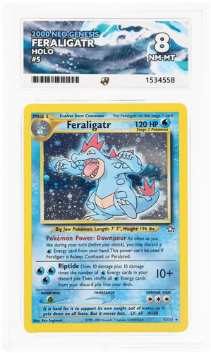 Feraligatr (Unlimited) graded ACE 8 for sale on eBay