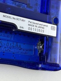 Bandai WonderSwan WS Swan Crystal Console Clear Blue - Japan retro game SCT-001