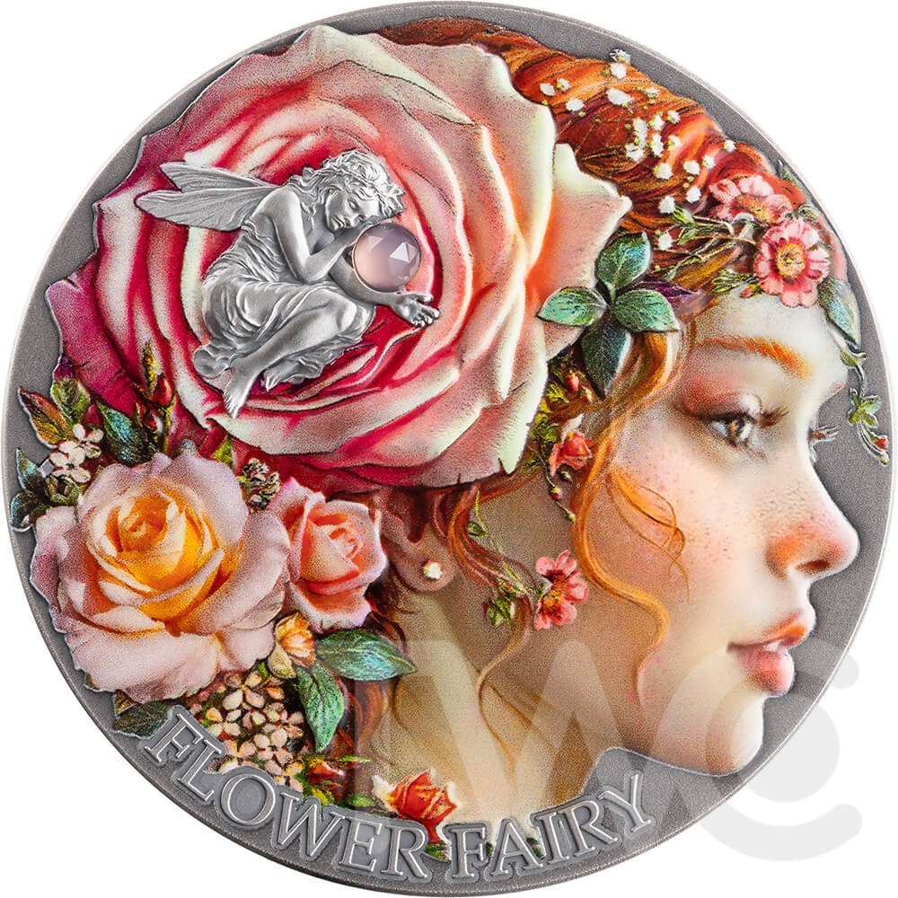 2026 Cameroon Flower Fairy Nature Spirits 2 oz  Silver Coin