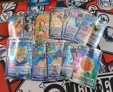 Dragon Ball Super Card Game Lot 13 Foil Holo Cards Goku Vegeta Gohan Kefla Broly