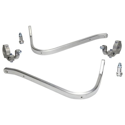Barkbusters BHG-151-00-NP Universal Two Point Mounted Handguards Silver 7/8''Bars