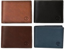 Timberland Leather Wallet   Premium Genuine Leather Bifold Wallet for Men