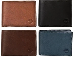 Timberland Portefeuille en cuir – Portefeuille en cuir véritable Premium bifold pour hommes